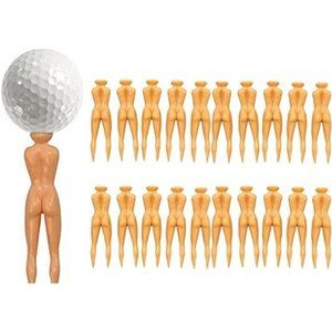 Golf Tees 3" Nude Woman Plastic Golf Tees, Golf Sexy Girl Lady Tees Holder